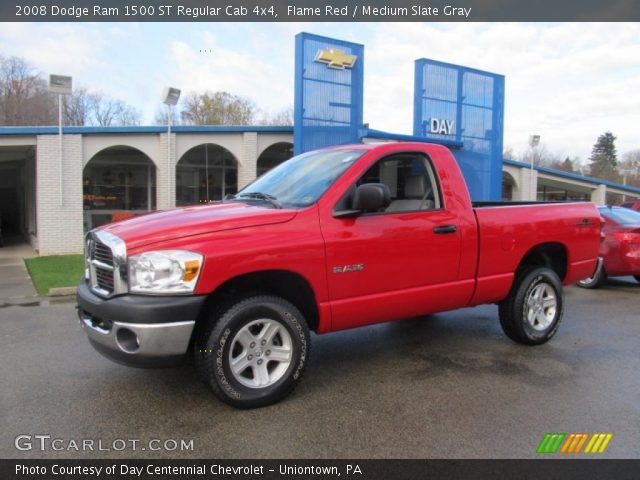2008 Dodge Ram 1500 ST Regular Cab 4x4 in Flame Red