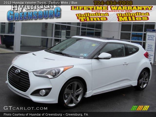 2013 Hyundai Veloster Turbo in Century White