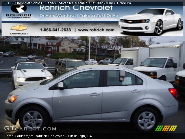 2013 Chevrolet Sonic LS Sedan in Silver Ice Metallic