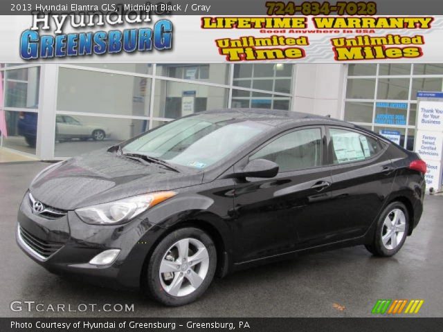 2013 Hyundai Elantra GLS in Midnight Black