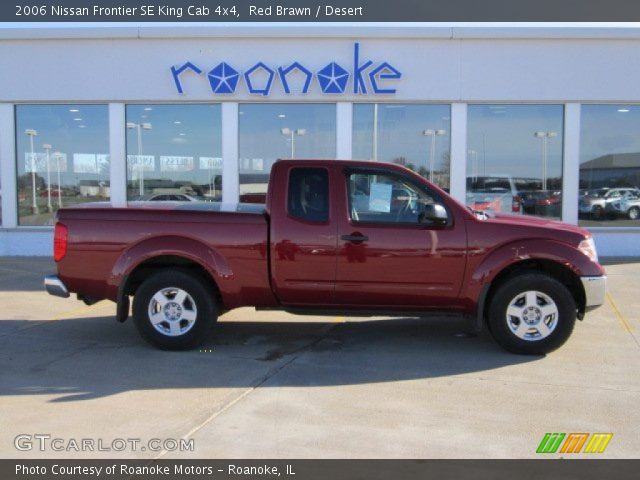 2006 Nissan Frontier SE King Cab 4x4 in Red Brawn