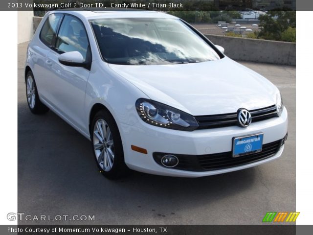 2013 Volkswagen Golf 2 Door TDI in Candy White