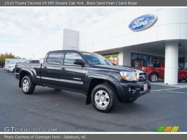 2010 Toyota Tacoma V6 SR5 Double Cab 4x4 in Black Sand Pearl