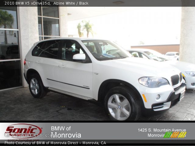 2010 BMW X5 xDrive35d in Alpine White