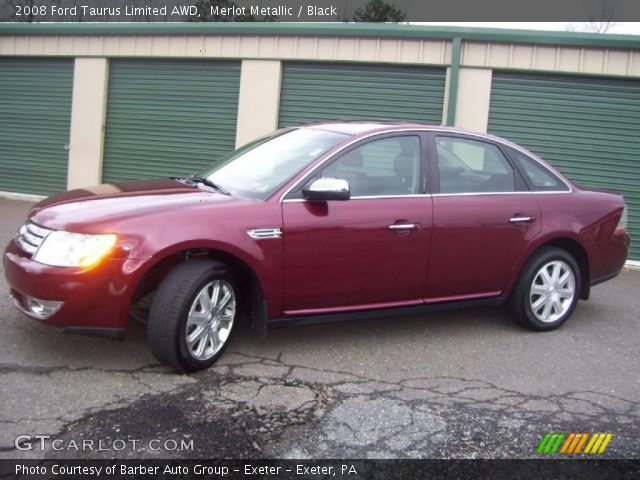 2008 Ford Taurus Limited AWD in Merlot Metallic