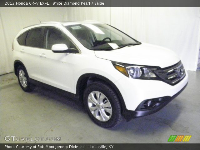 2013 Honda CR-V EX-L in White Diamond Pearl