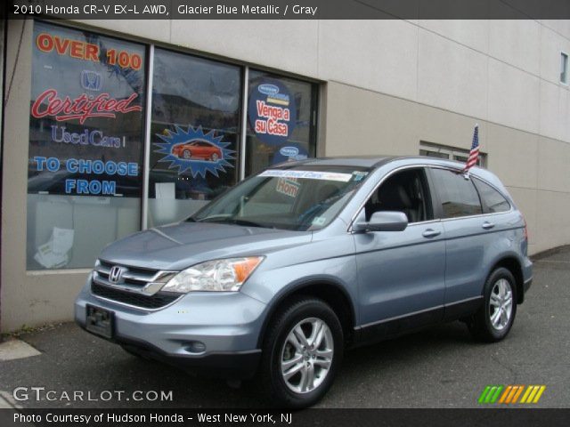 2010 Honda CR-V EX-L AWD in Glacier Blue Metallic