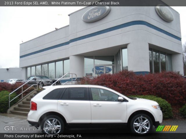 2013 Ford Edge SEL AWD in White Platinum Tri-Coat