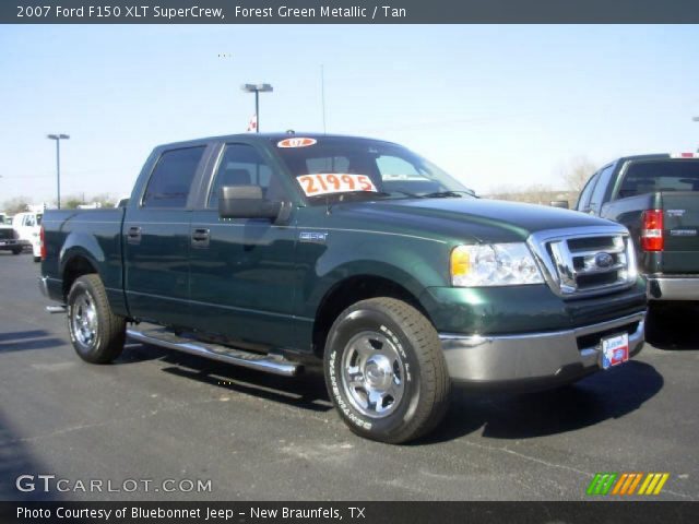 2007 Ford F150 XLT SuperCrew in Forest Green Metallic