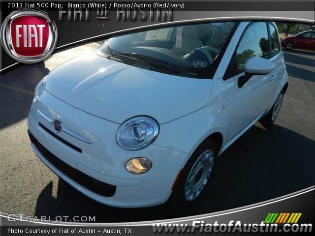 2013 Fiat 500 Pop in Bianco (White)