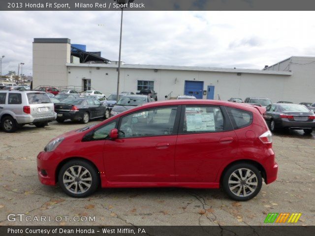 2013 Honda Fit Sport in Milano Red