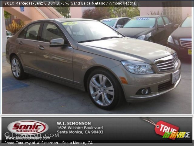 2010 Mercedes-Benz C 300 Luxury in Sand Beige Metallic