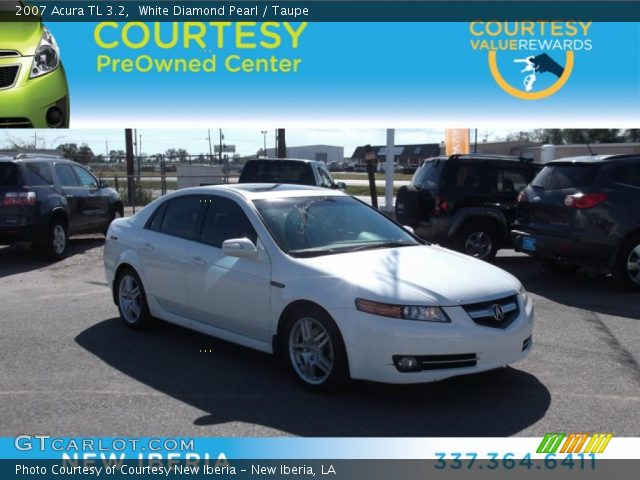 2007 Acura TL 3.2 in White Diamond Pearl