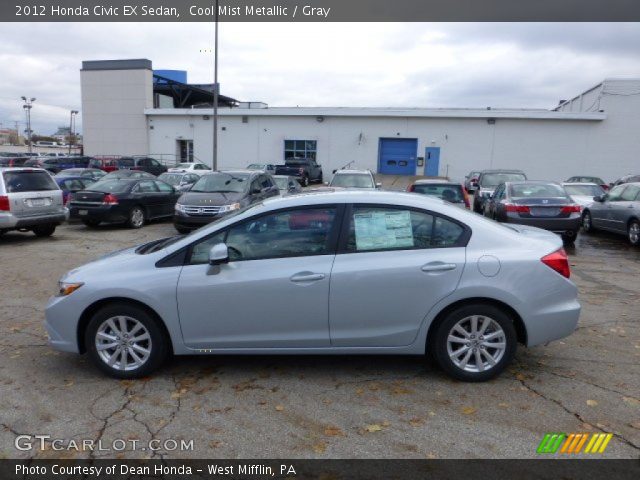 2012 Honda Civic EX Sedan in Cool Mist Metallic