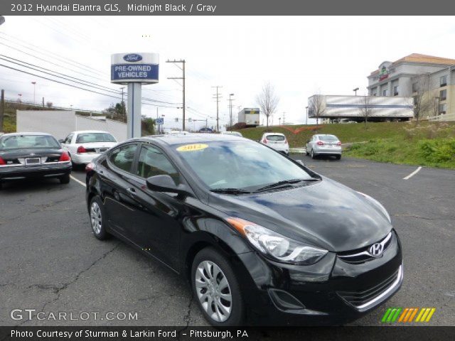 2012 Hyundai Elantra GLS in Midnight Black