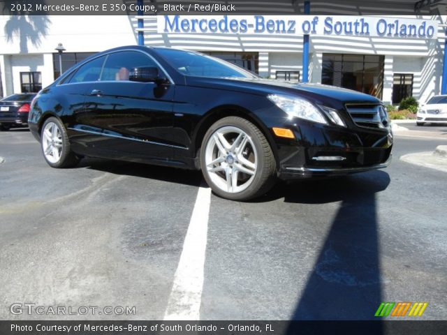 2012 Mercedes-Benz E 350 Coupe in Black