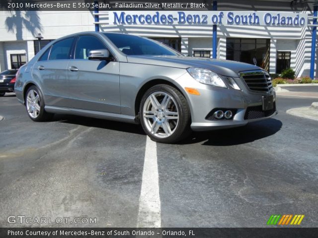 2010 Mercedes-Benz E 550 Sedan in Palladium Silver Metallic