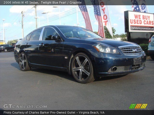 2006 Infiniti M 45 Sedan in Twilight Blue Pearl