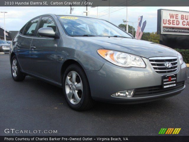 2010 Hyundai Elantra SE in Carbon Gray Mist