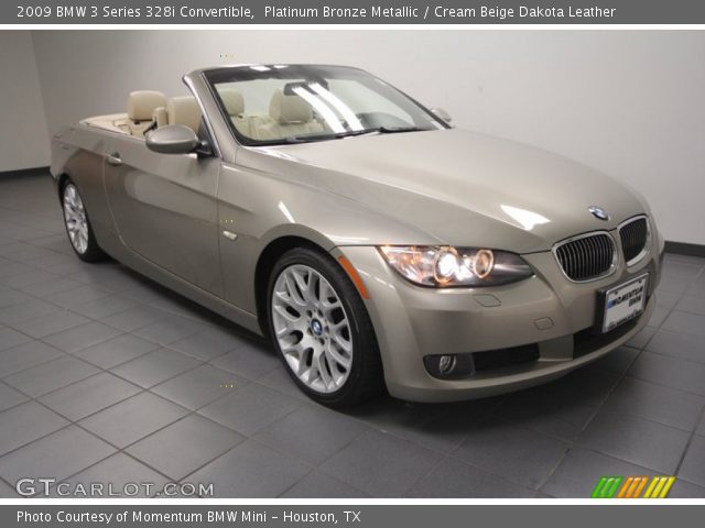 2009 BMW 3 Series 328i Convertible in Platinum Bronze Metallic