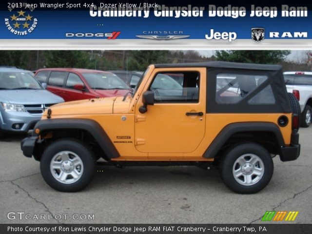 2013 Jeep Wrangler Sport 4x4 in Dozer Yellow