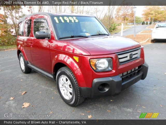 2007 Honda Element EX AWD in Tango Red Pearl