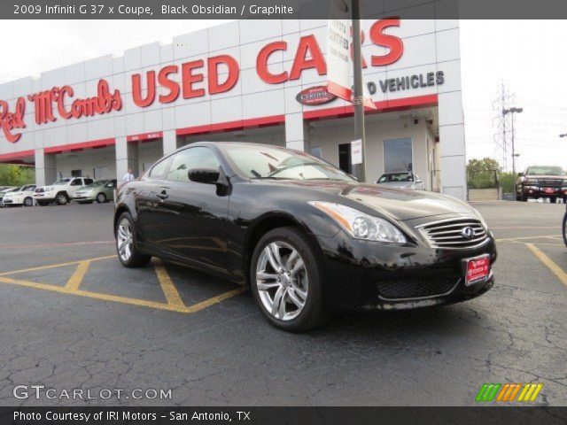 2009 Infiniti G 37 x Coupe in Black Obsidian