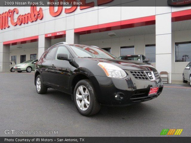 2009 Nissan Rogue SL in Wicked Black