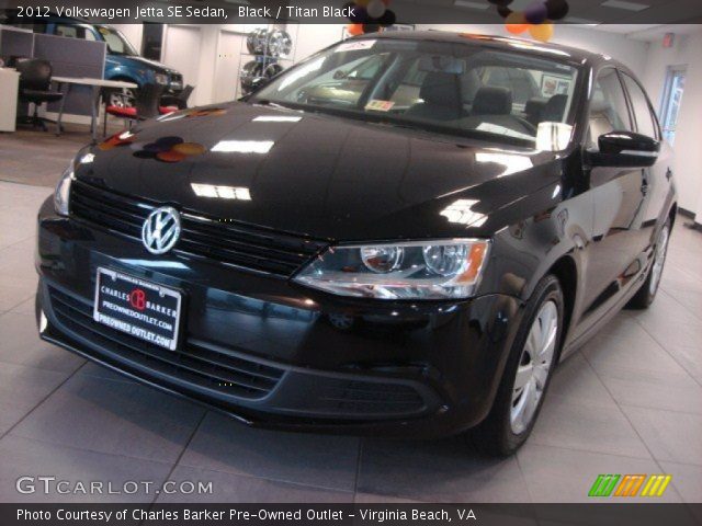 2012 Volkswagen Jetta SE Sedan in Black