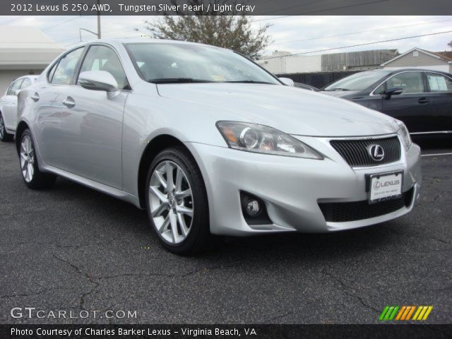 2012 Lexus IS 250 AWD in Tungsten Silver Pearl