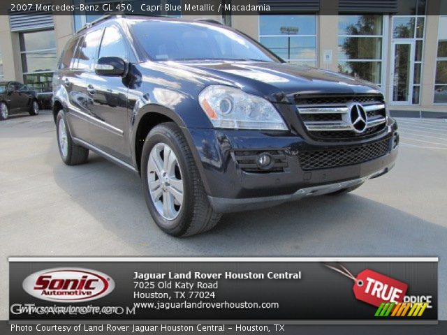 2007 Mercedes-Benz GL 450 in Capri Blue Metallic