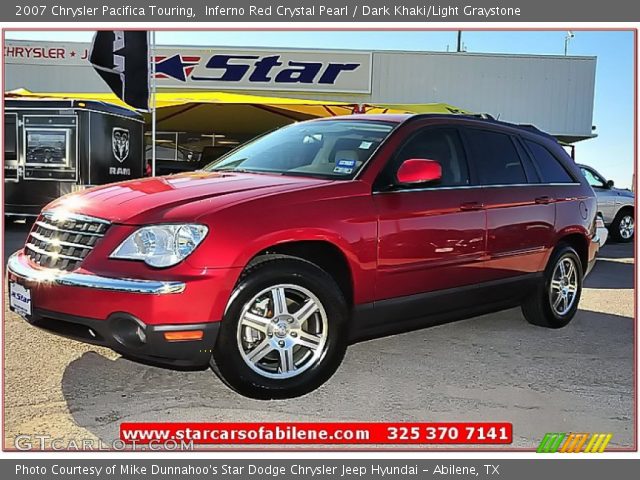 2007 Chrysler Pacifica Touring in Inferno Red Crystal Pearl