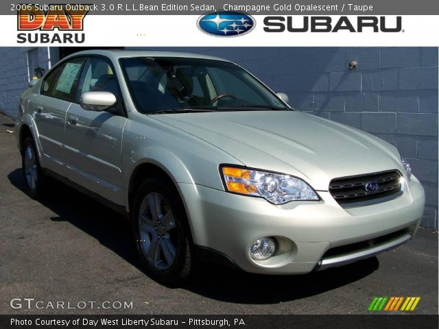 2006 Subaru Outback 3.0 R L.L.Bean Edition Sedan in Champagne Gold Opalescent