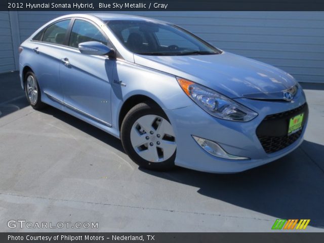 2012 Hyundai Sonata Hybrid in Blue Sky Metallic