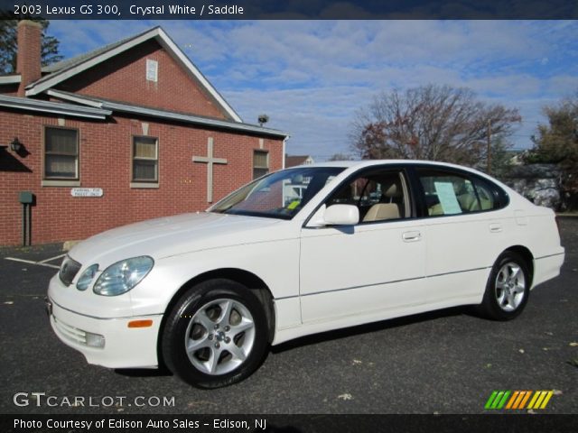 Crystal White 2003 Lexus Gs 300 Saddle Interior