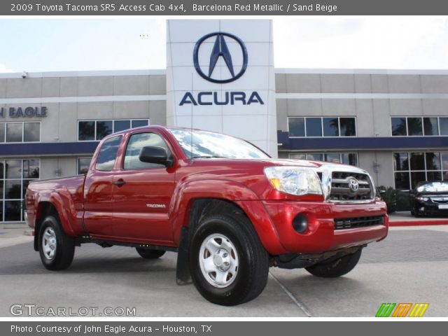 2009 Toyota Tacoma SR5 Access Cab 4x4 in Barcelona Red Metallic