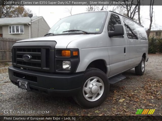 2008 Ford E Series Van E350 Super Duty XLT Passenger in Silver Metallic