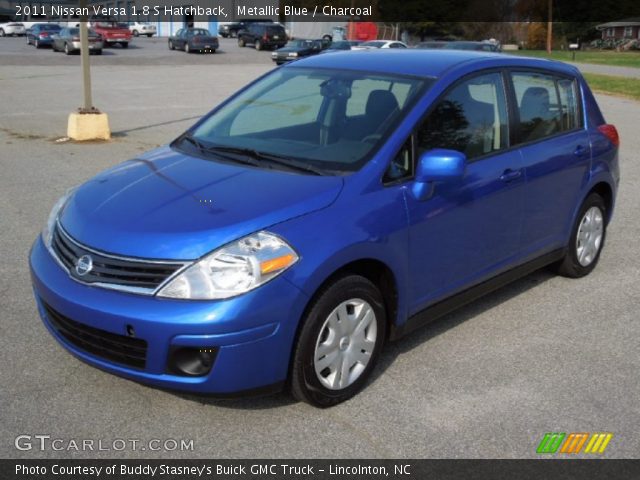 2011 Nissan Versa 1.8 S Hatchback in Metallic Blue