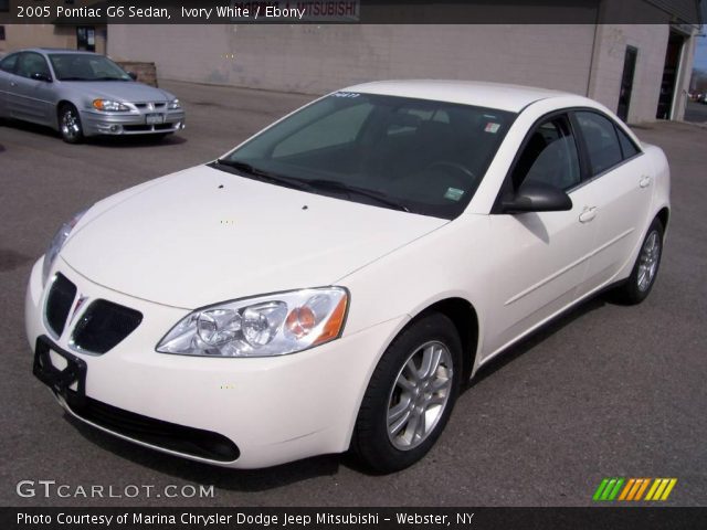 2005 Pontiac G6 Sedan in Ivory White