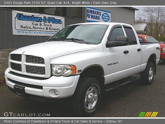 2003 Dodge Ram 2500 SLT Quad Cab 4x4 in Bright White