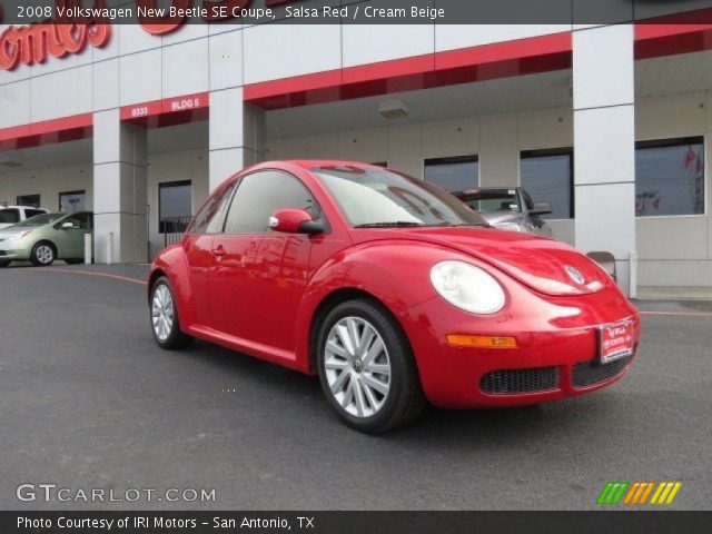 2008 Volkswagen New Beetle SE Coupe in Salsa Red