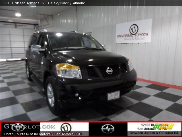 2011 Nissan Armada SV in Galaxy Black