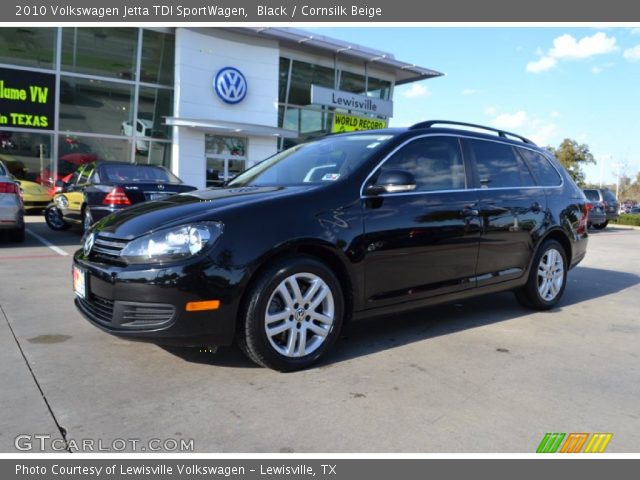 2010 Volkswagen Jetta TDI SportWagen in Black