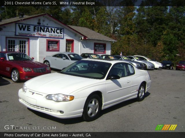 2001 Chevrolet Monte Carlo SS in White