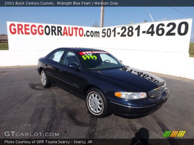 2001 Buick Century Custom in Midnight Blue Pearl
