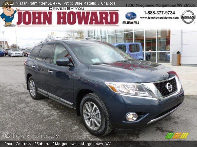 2013 Nissan Pathfinder SL 4x4 in Arctic Blue Metallic