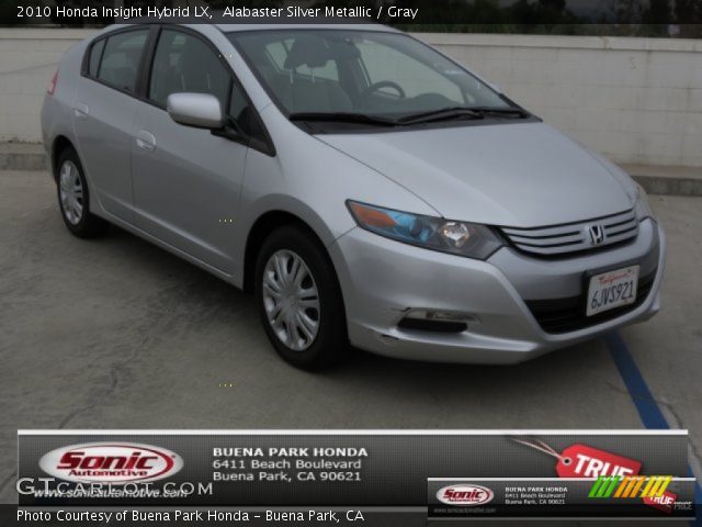 2010 Honda Insight Hybrid LX in Alabaster Silver Metallic