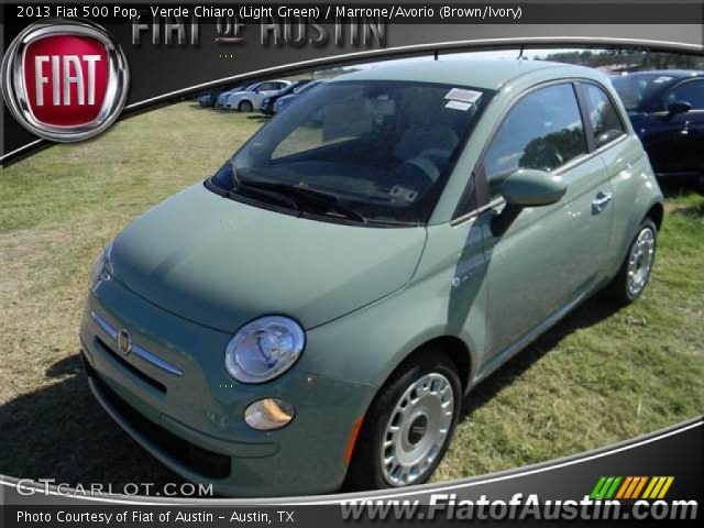 2013 Fiat 500 Pop in Verde Chiaro (Light Green)