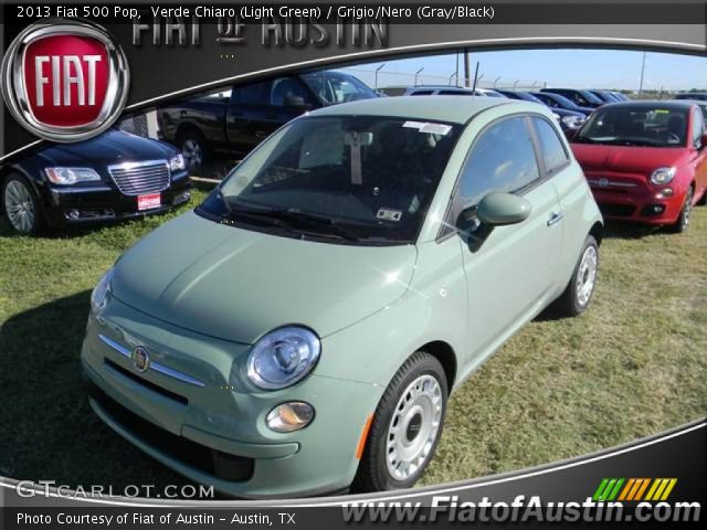 2013 Fiat 500 Pop in Verde Chiaro (Light Green)