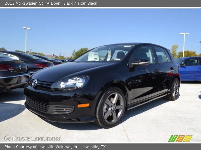 2013 Volkswagen Golf 4 Door in Black
